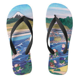 Chanclas Katsushika Hokusai - Fuji de Kanaya en Tokaido