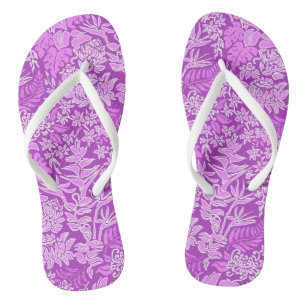 Chanclas Kauai por la mañana Floral protestante hawaiana