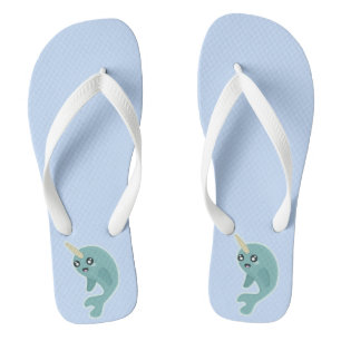 Chanclas Kawaii Narwhal