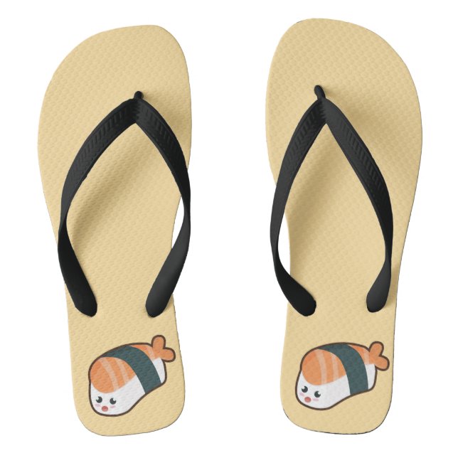 Chanclas Kawaii nigiri Salmon (Plantilla)