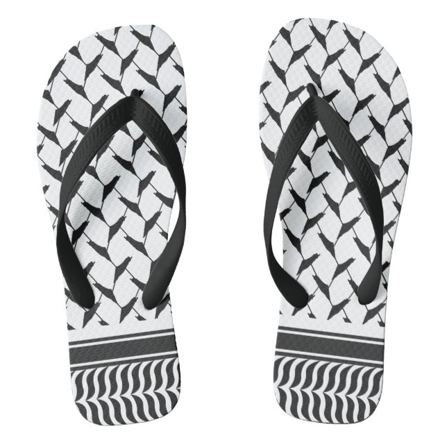 Chanclas Keffiyeh palestina (Plantilla)