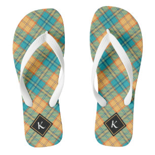 Chanclas Kingfisher Tartan Flip Flops