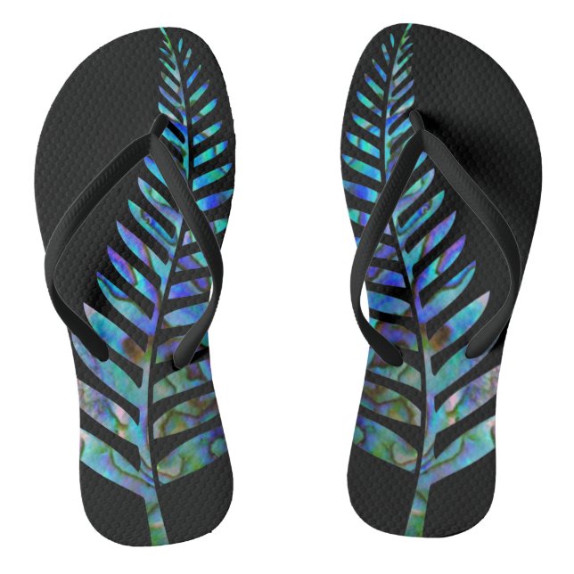 CHANCLAS KIWI NEW ZEALAND FERN PAUA (Plantilla)
