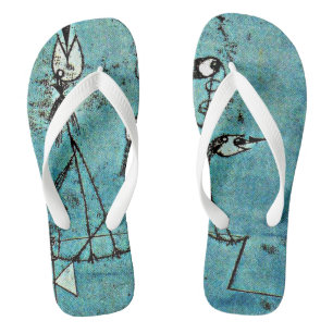 Chanclas Klee - Máquina gorjeante, famosa obra de arte abst