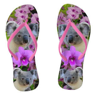 Chanclas Koala y Orquídeas