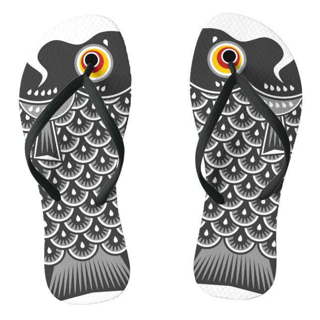 Chanclas Koinobori Carp Streamer Flip Flops (Plantilla)