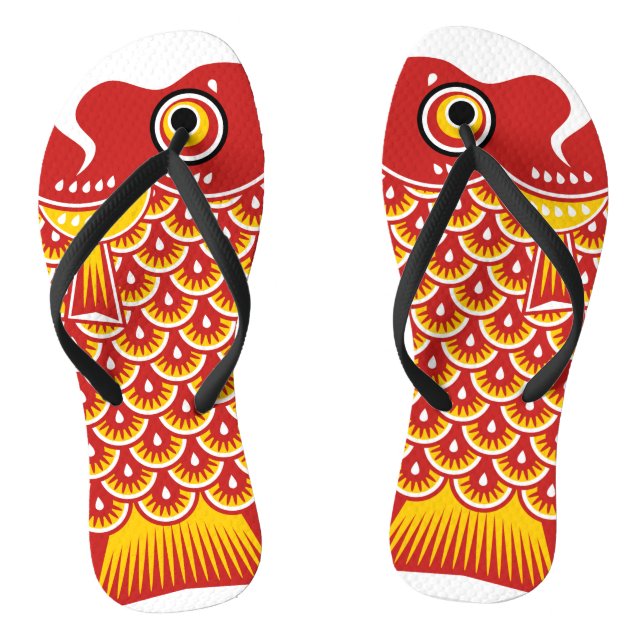 Chanclas Koinobori Carp Streamer Flip Flops (Plantilla)