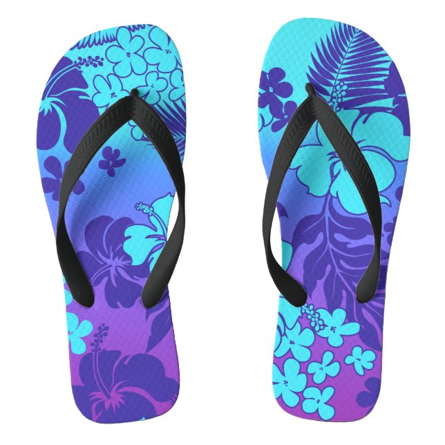 Chanclas Kona Blend Hawaian Hibiscus Blend - Violeta (Plantilla)