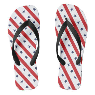Chanclas La almohada blanca II más patriótica americana