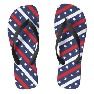 Chanclas La bandera estadounidense más patriótica 4 De Ju