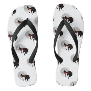 Chanclas La Bruja Tipsy Sobre Los Flip Flops De La Bambalin