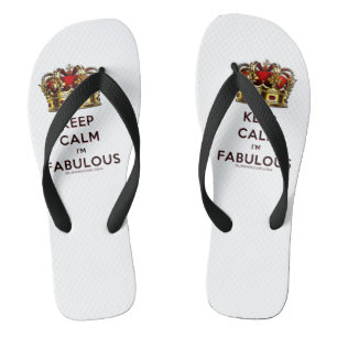 Chanclas La corona dorada roja de SlipperyJoe's mantén la c