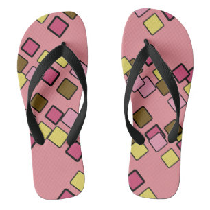 Chanclas La diagonal ajusta rosa del caos