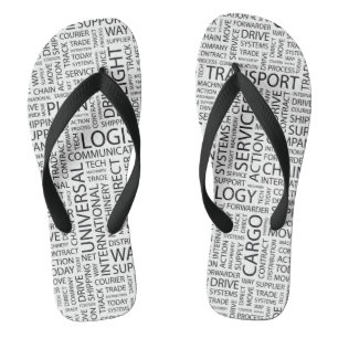 Chanclas La LOGÍSTICA modela con palabras