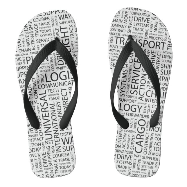 Chanclas La LOGÍSTICA modela con palabras (Plantilla)