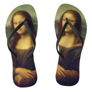 Chanclas La Mona Lisa de Leonardo da Vinci