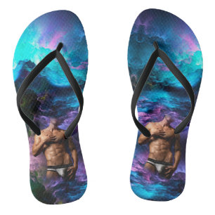 Chanclas La protuberancia cósmica de ropa interior de hombr