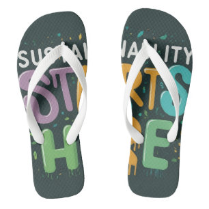 Chanclas La Sostenibilidad Comienza Aquí: Zapatos De Múltip