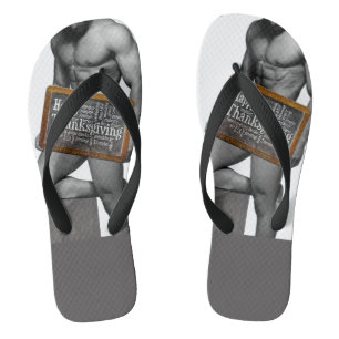 Chanclas La tradición de Acción de Gracias de SlipperyJoe's