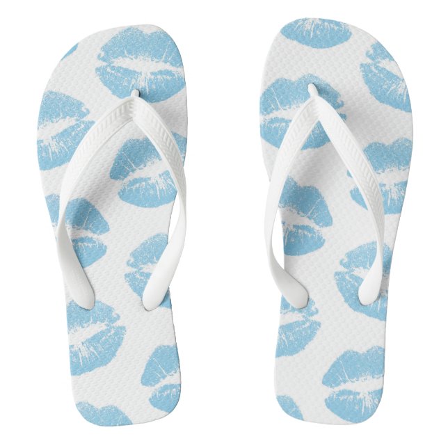 Chanclas Labios Azules, Patrón De Labios, Lápiz De Labios A (Plantilla)