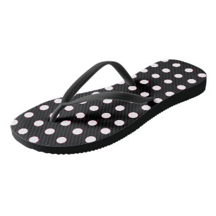 Chanclas Ladies White Lunares