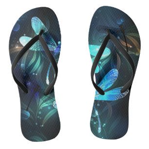 Chanclas Lago Libélulas Brillantes