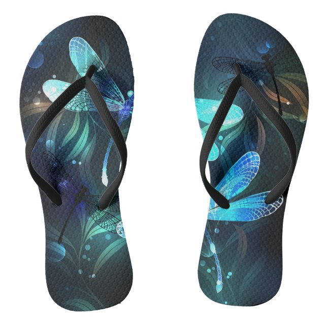 Chanclas Lago Libélulas Brillantes (Plantilla)