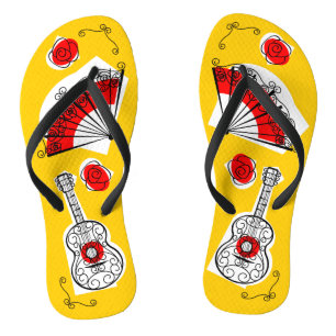 Chanclas Las esquinas de los souvenirs españoles rompen