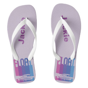 Chanclas Lavanda Personalizada Pontoon Bote Flip Flops