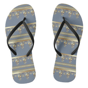 Chanclas Lazo dorado