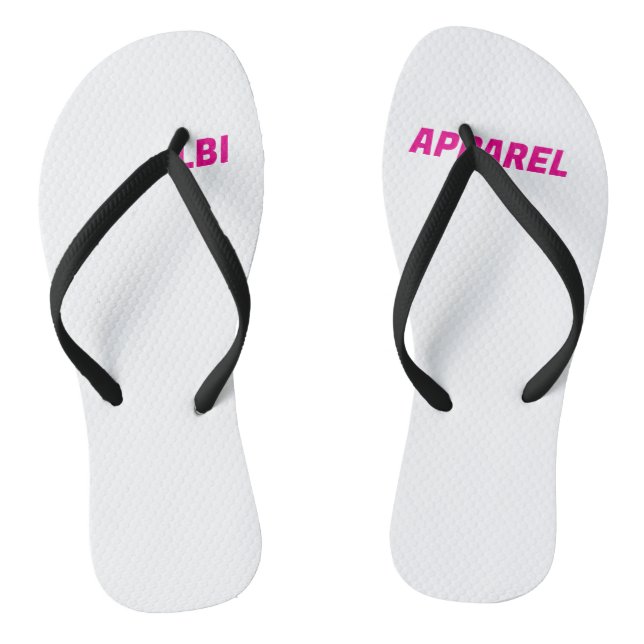 CHANCLAS LBI APPAREL TRADEMARKED FLIP FLOP SHOES (Plantilla)