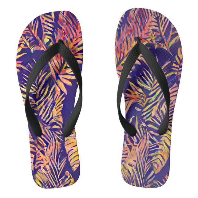 Chanclas Leaf de tigre (Plantilla)