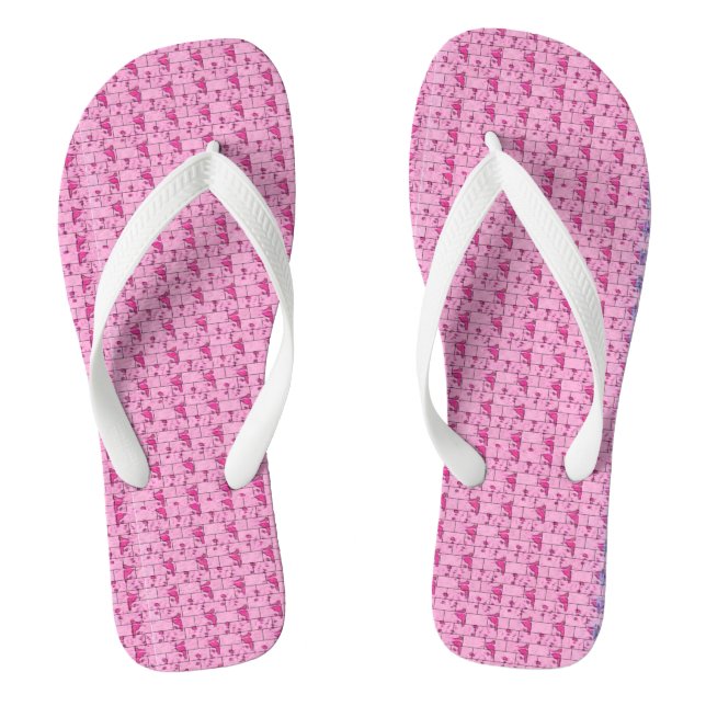 Chanclas Leafs rosados (Plantilla)