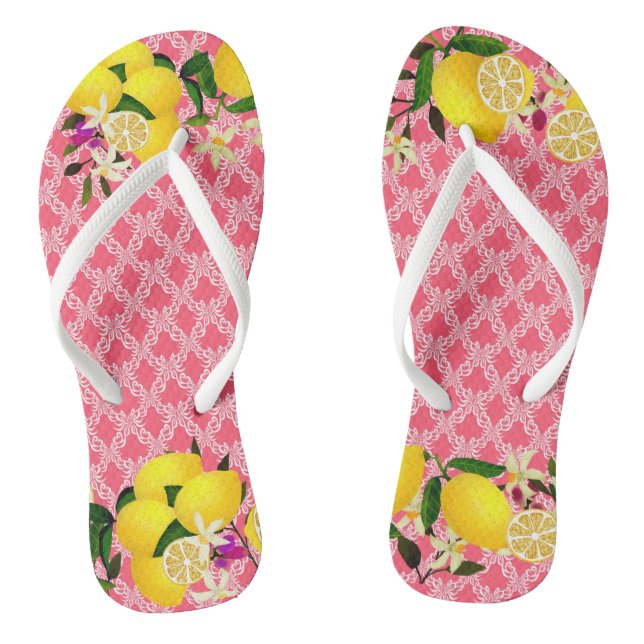 Chanclas Lemon days motif cherry Flip Flops (Plantilla)