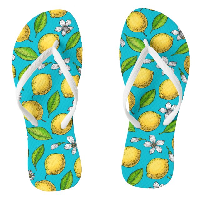 Chanclas Lemones azules (Plantilla)
