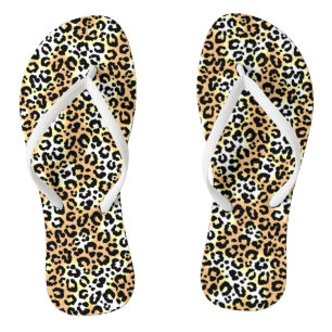 Chanclas Leopard Flip Flops