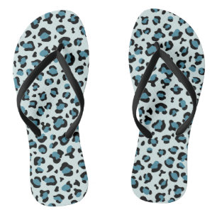 Chanclas Leopard Print, Leopard Spots, Blue Leopard
