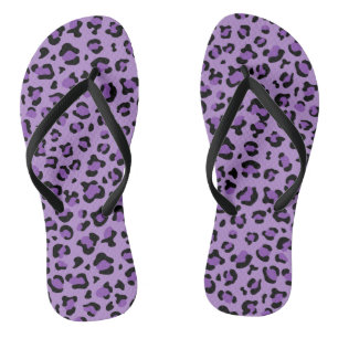 Chanclas Leopard Print, Leopard Spots, Purple Leopard
