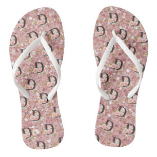 Chanclas Letra D