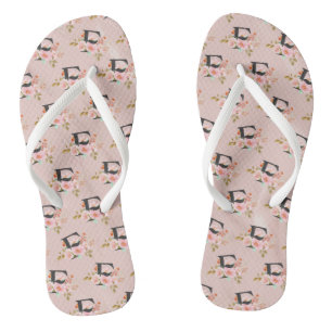 Chanclas Letra F