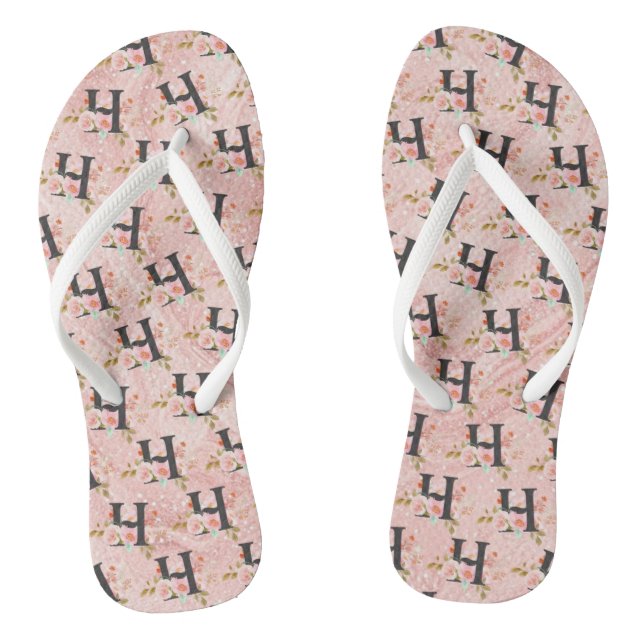 Chanclas Letra H (Plantilla)