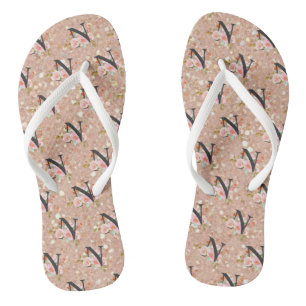 Chanclas Letra N
