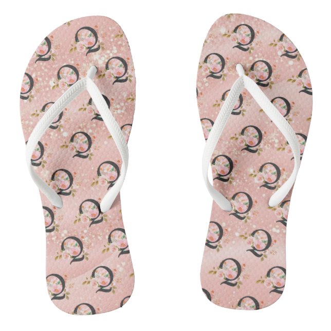 Chanclas Letra Q (Plantilla)
