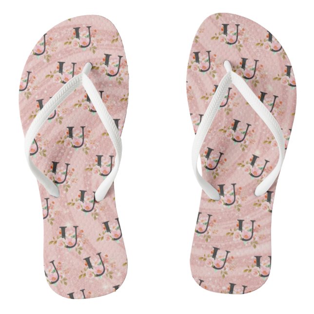 Chanclas Letra U (Plantilla)