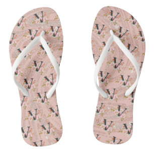 Chanclas Letra V