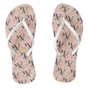 Chanclas Letra W