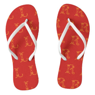 Chanclas Letras de nudo celtas LR