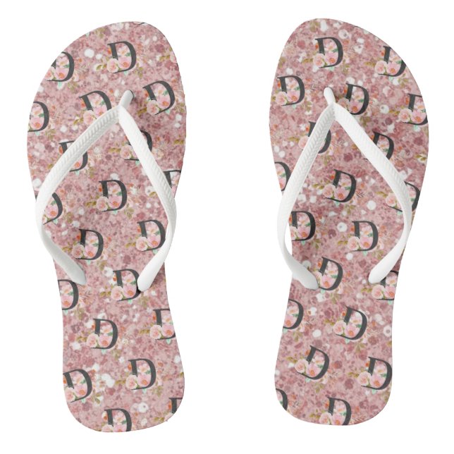 Chanclas Letter D (Plantilla)