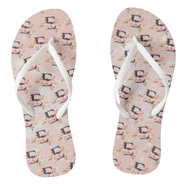 Chanclas Letter E Flip Flops (Plantilla)