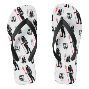 Chanclas Liga de la Justicia   Aquaman Pose Noir Pop Art